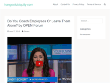 Tablet Screenshot of hangoutubiquity.com